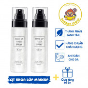 Xịt Giữ Lớp Makeup [FS] Xịt nhũ khóa trang điểm cố định lớp make up Star Flash Spray 8 Hours Wear BANANA